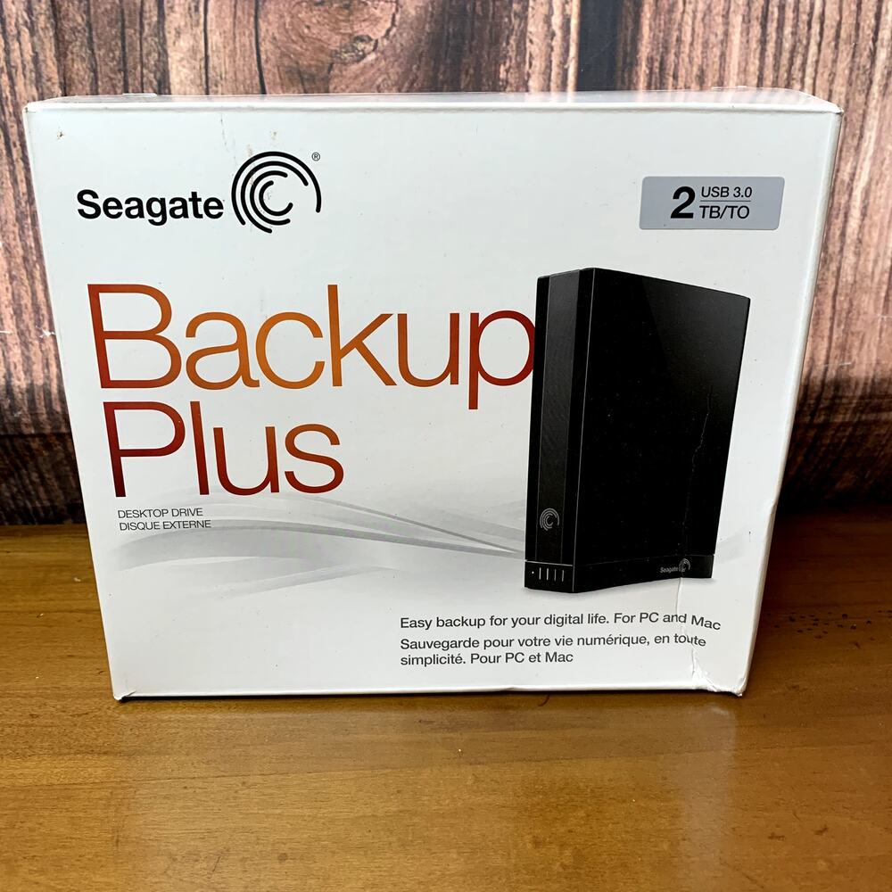 Seagate Backup Plus External Hard Drive 2TB USB 3.0 Black